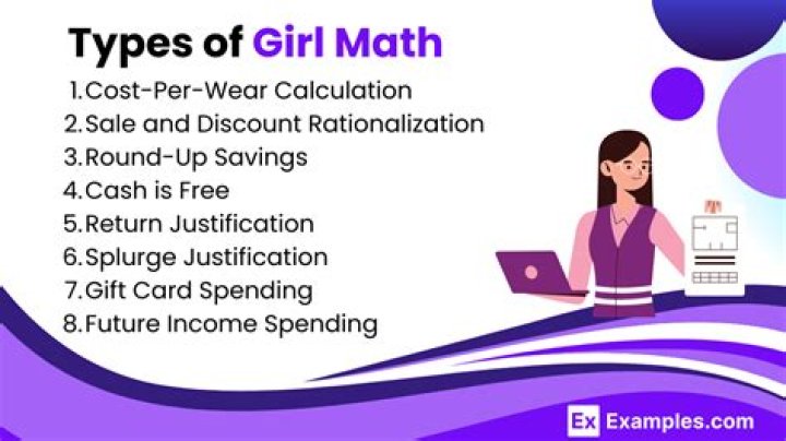 Examples of girl maths are going viral. Photo / TikTok