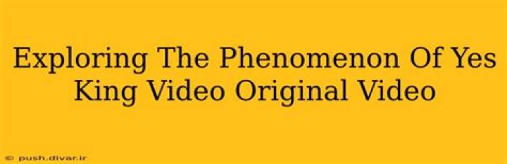Exploring The Phenomenon Of "Yo Quiero Agua Video"
