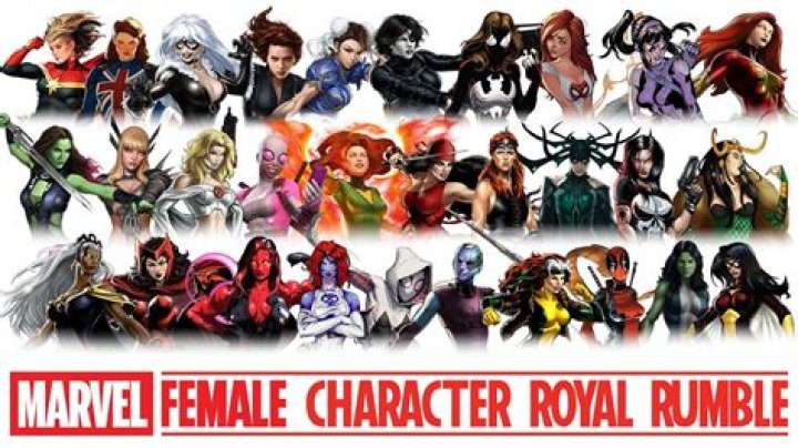 Female Marvel Characters 