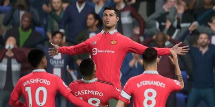 FIFA 23 Victory after goal stance