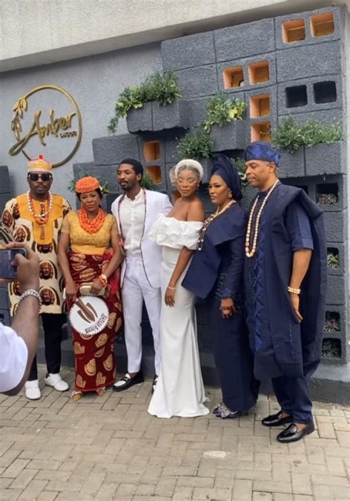 First photos from the wedding of Made Kuti and his partner, Inedoye
