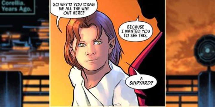 Flashback of Han's childhood in Star Wars: Han Solo & Chewbacca #2