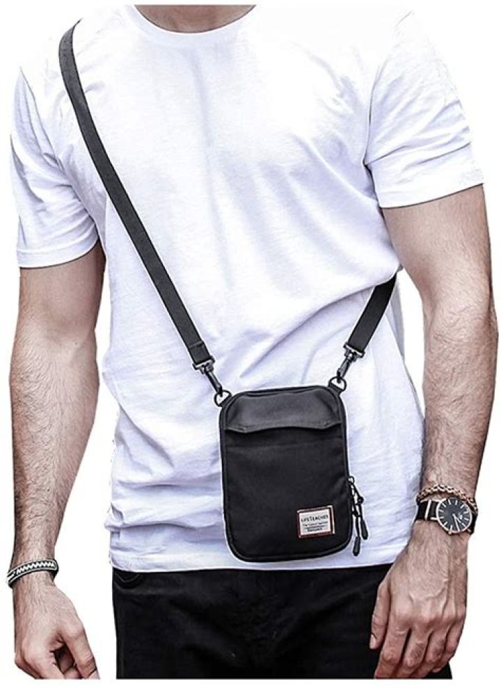 FLOLESS Small Messenger Crossbody Bags Shoulder Satchel Bag Neck Pouch