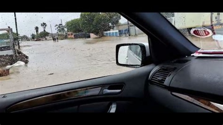 Flooding in Strand, Western Cape