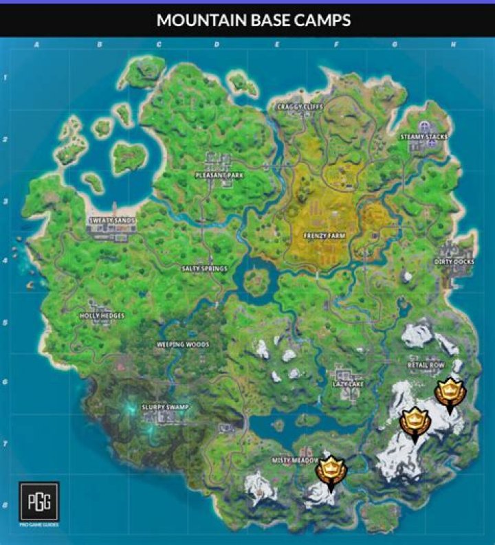 Fortnite: Chapter 2 - Where to find the mountain base camps