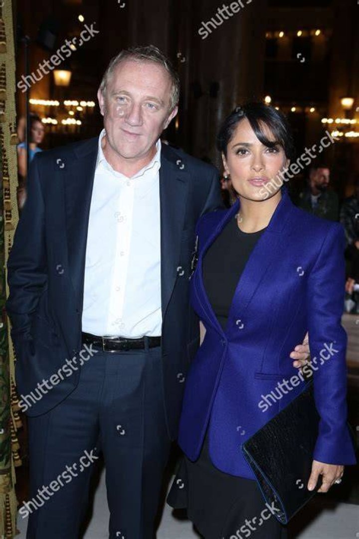 Francois-Henri Pinault with wife Salma Hayek. Photo / AP