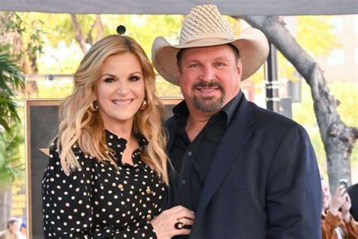 Garth Brooks and Trisha Yearwood attend the 58th Academy Of Country Music Awards