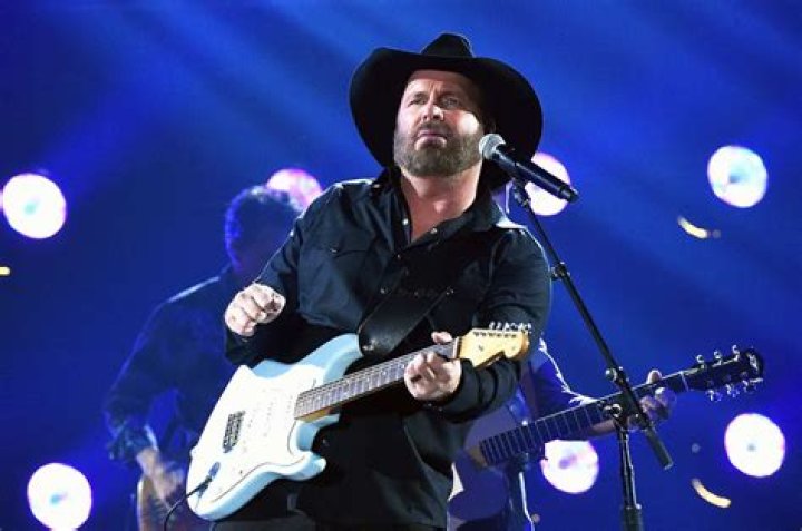 Garth Brooks performs onstage at the 2020 Billboard Music Awards, broadcast