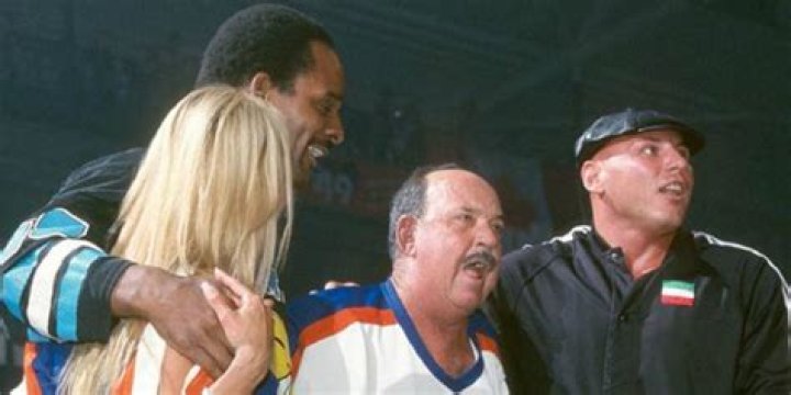 Gene Okerlund wins a rare match