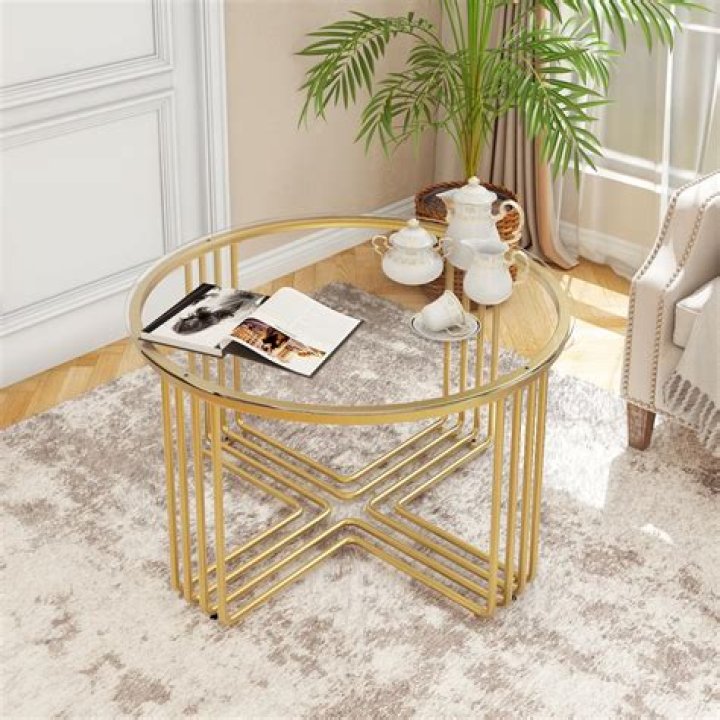 Gold Coffee Table Design Images Photos Pictures