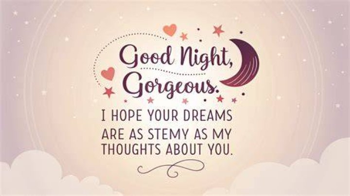 Good night message to my sweetheart