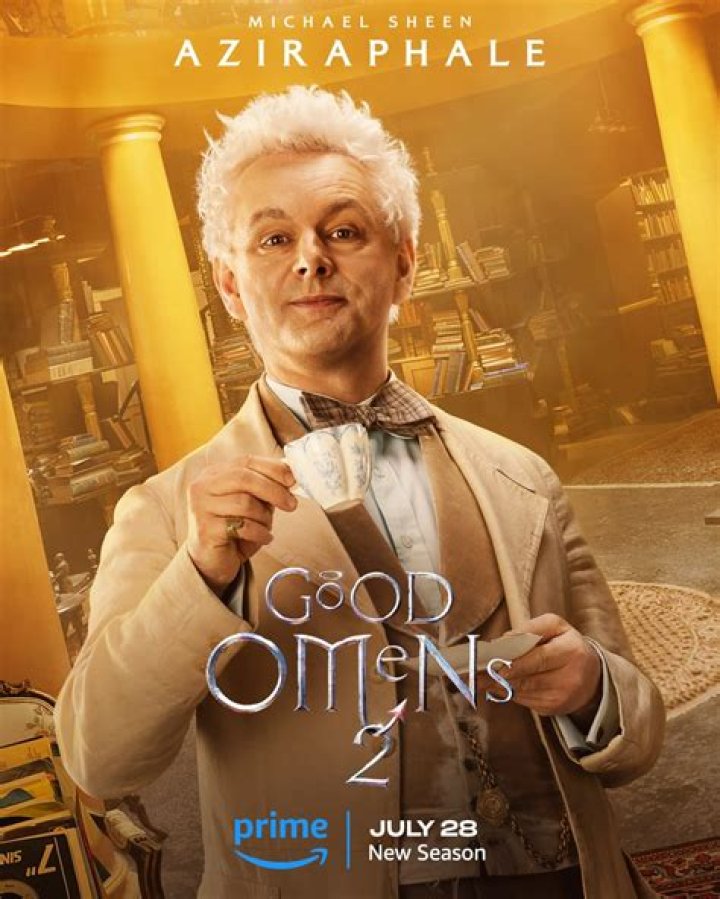 Good Omens Poster with Aziraphale and Crowley cropped