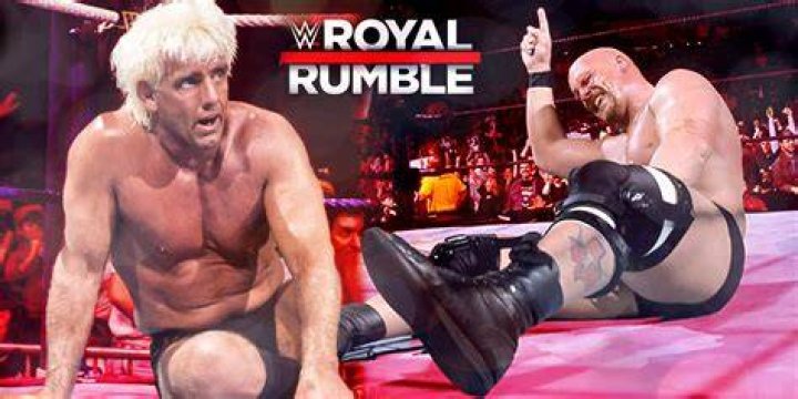 Greatest Royal Rumble:Titus O'Neil Falls Running To The Ring [Gif]