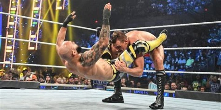 Gunther performing the Powerbomb on Ricochet