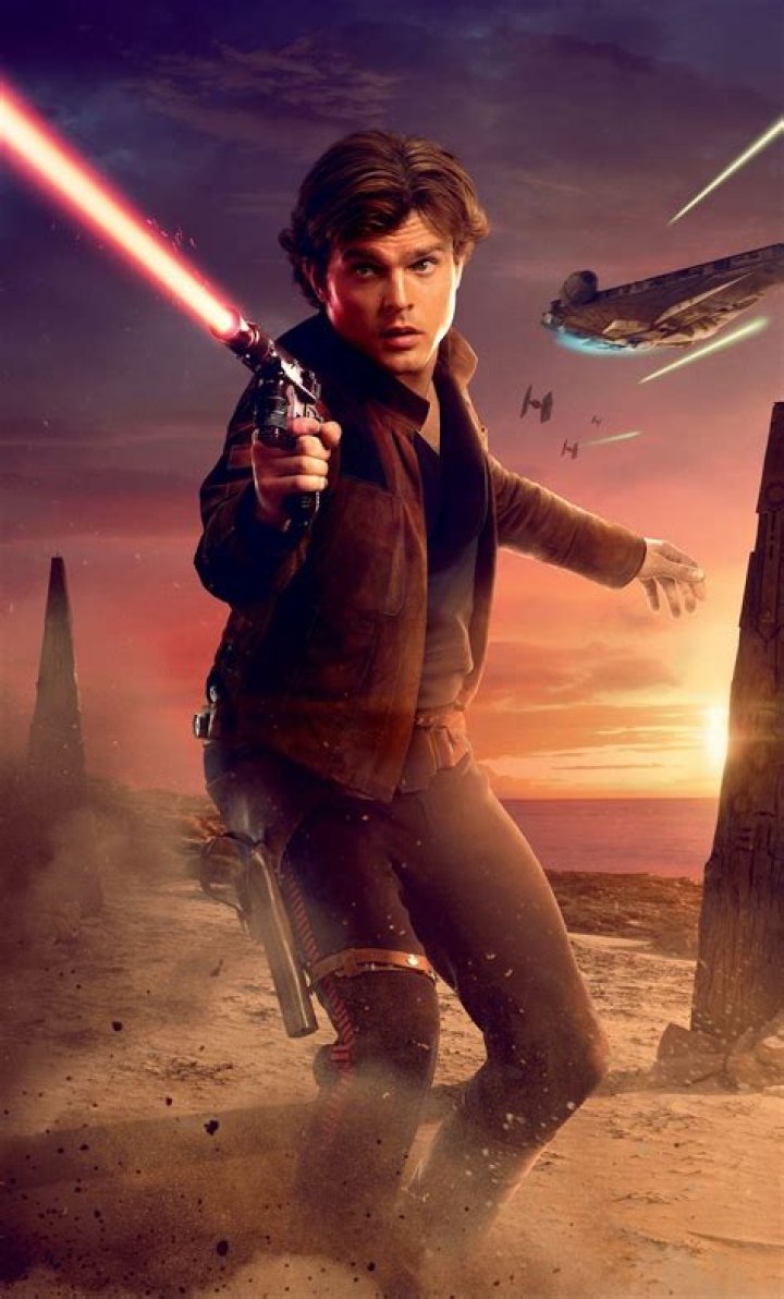 Han Solo in Solo A Star Wars Story A New Hope and Star Wars The Force Awakens.