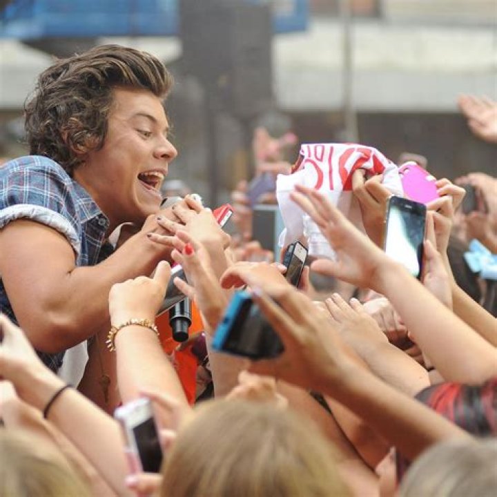 Harry Styles fans have arrived hours ahead of his show to try get a front row spot. Photo / Carson Bluck