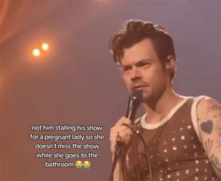 Harry Styles pauses Cardiff concert for pregnant woman’s toilet stop, then names her child