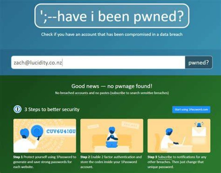 Have I Been Pwned what to do