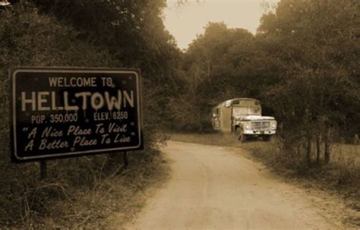 Helltown Ohio directions, weather, church, movie, hotels