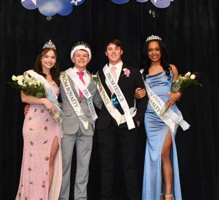Holmes, Hodge WOS Prom King and Queen Orange Leader Orange Leader