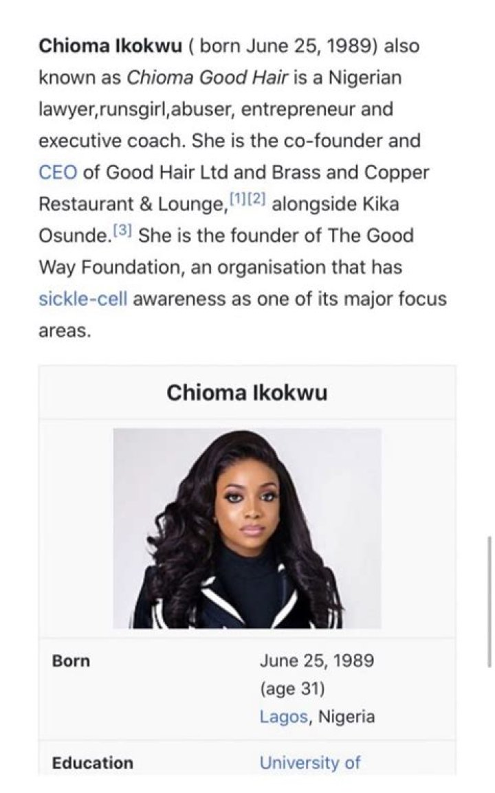 How does Chioma Ikokwu AKA Chioma Good Hair really make her money