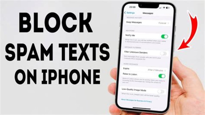 How To Block Spam Texts On iPhone