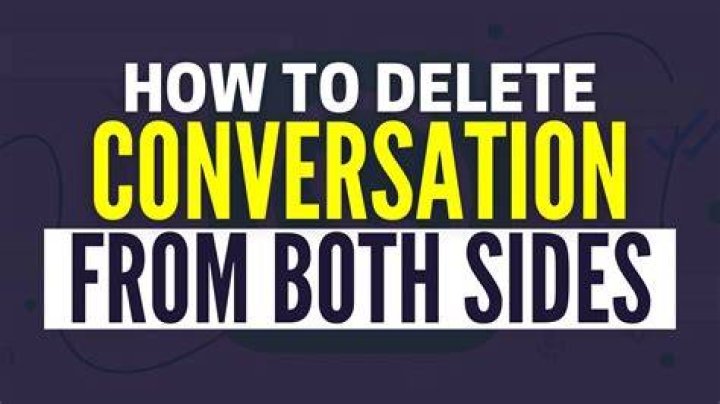 How to Delete Conversation on Facebook Messenger YouTube