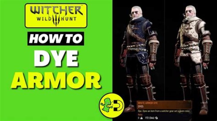 How to Dye Armor in Witcher 3