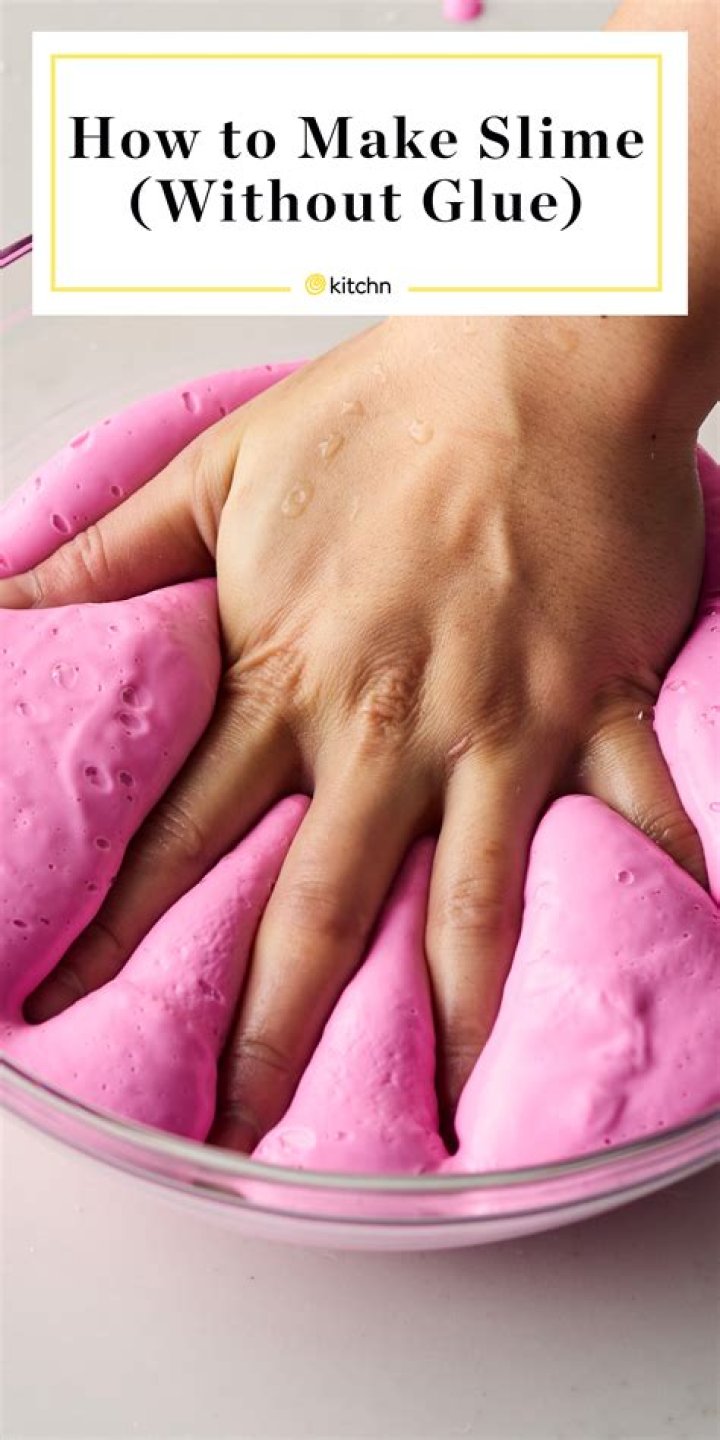 How to make slime without glue