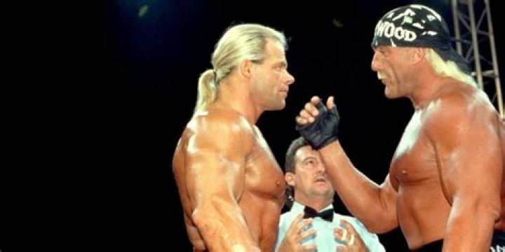 Hulk Hogan v Lex Luger Road Wild 1997 Cropped