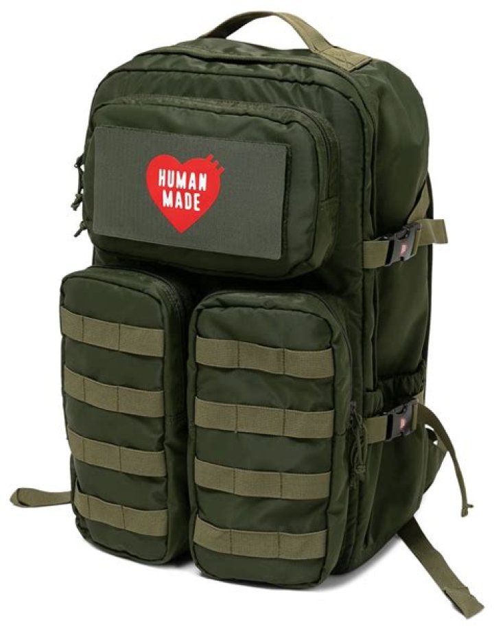 Human Made Military Backpack Olive Drab END. (TW)