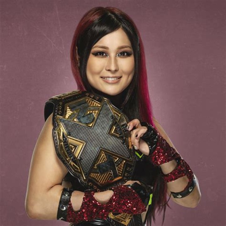 Io Shirai as the NXT Women's Champion.
