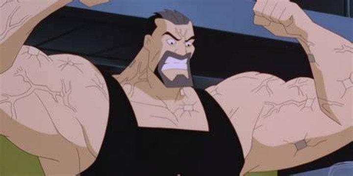 Jackson Chapell flexing his muscles in Batman Beyond