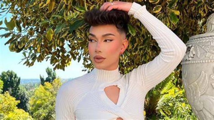 James Charles on the red carpet