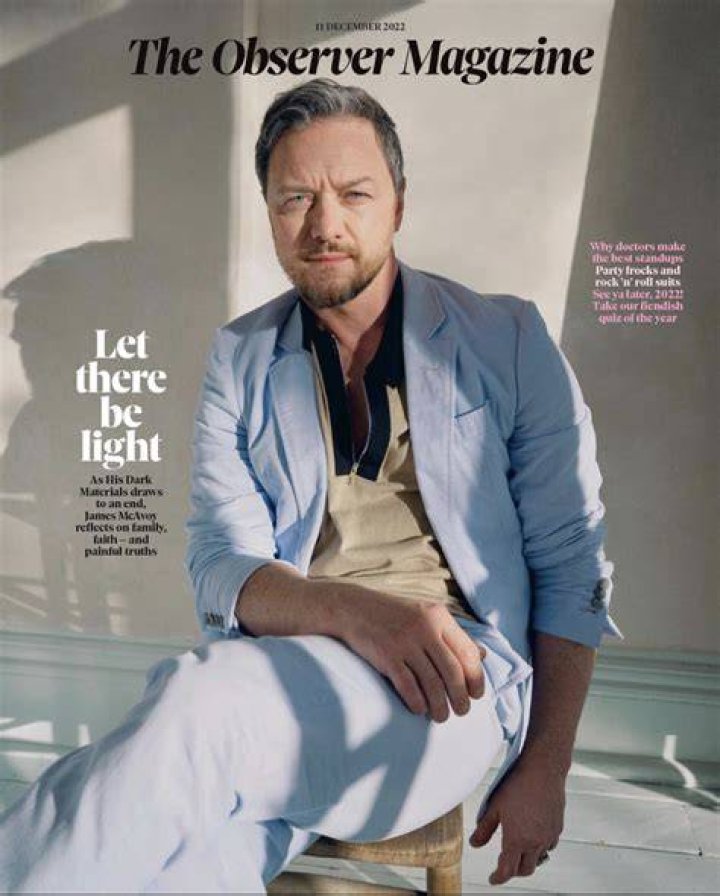 James McAvoy confirms he secretly married partner Lisa Liberati after