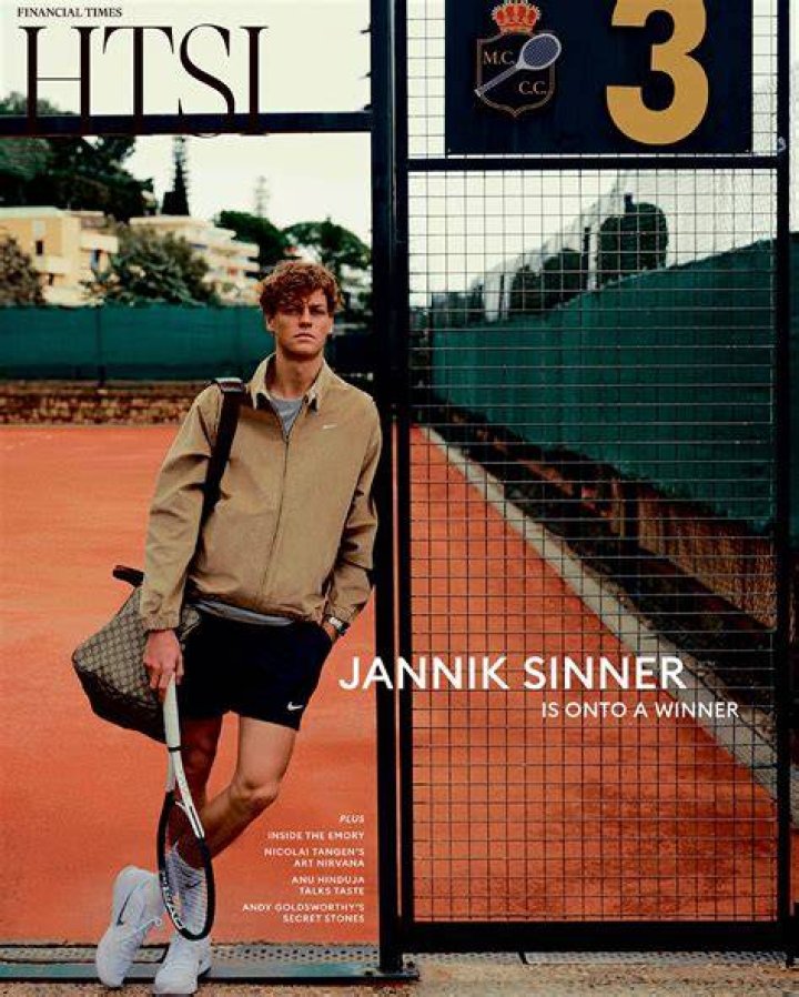Jannik Sinner, Italy&rsquo;s bigserving former skier who has dethroned Novak
