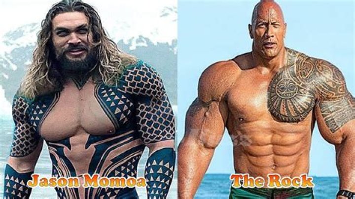 Jason Momoa as The Rock