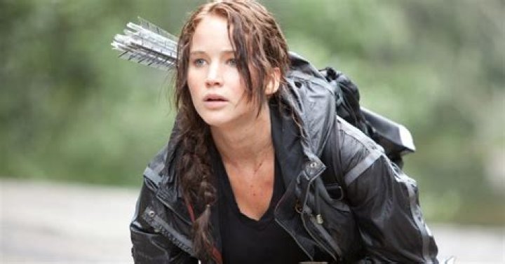 Jennifer Lawrence in the Hunger Games