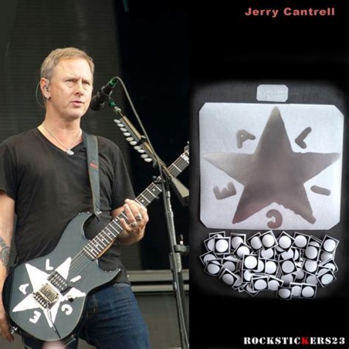 Jerry Cantrell guitar stickers "Blue Dress"G&L Rampage decal Alice in