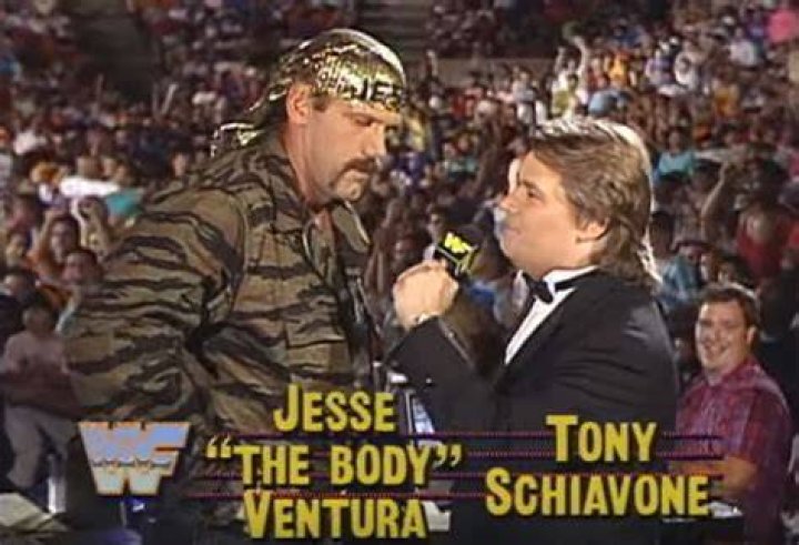 Jesse Ventura and Tony Schiavone in WWE