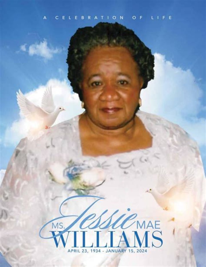 JESSIE MAE WILLIAMS Obituary 2022 Davis Mortuary Services
