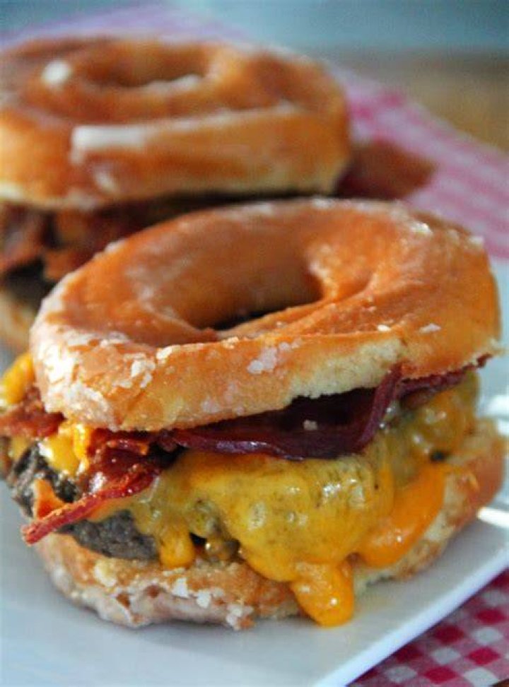 Jo and Sue Donut Bacon Cheeseburger