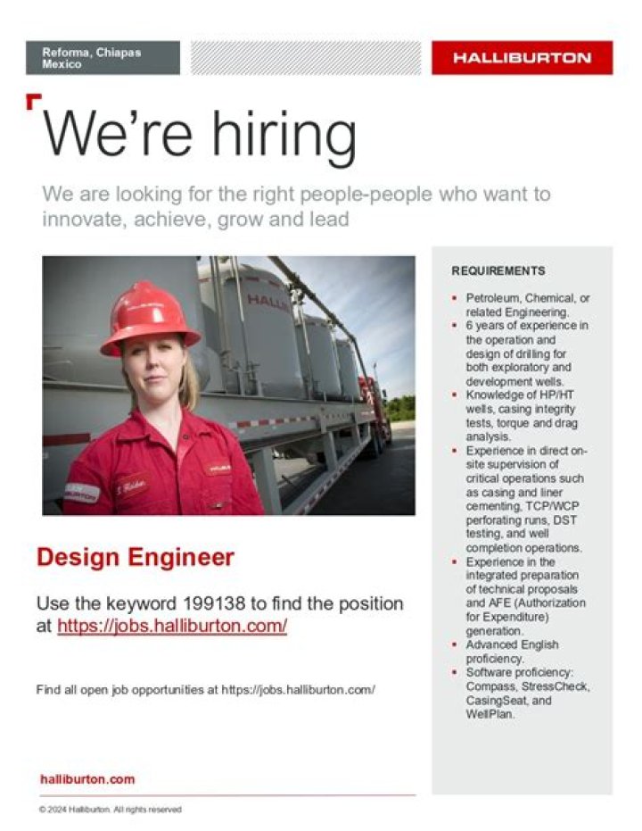 وظائف شركة هاليبرتون للبترول jobs.halliburton.com
