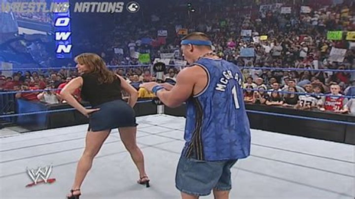 John Cena and Stephanie McMahon