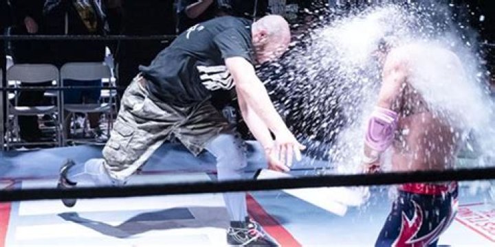 Jon Moxley Confronts Nick Gage at GCW's Spring Break