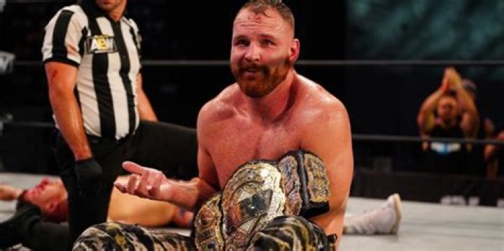Jon Moxley shrugs with AEW Title as MJF is out