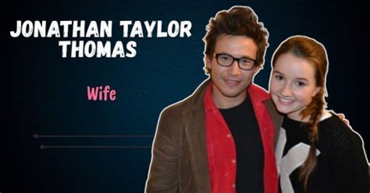 Jonathan Taylor Thomas' Wife: A Deep Dive Into His Personal Life