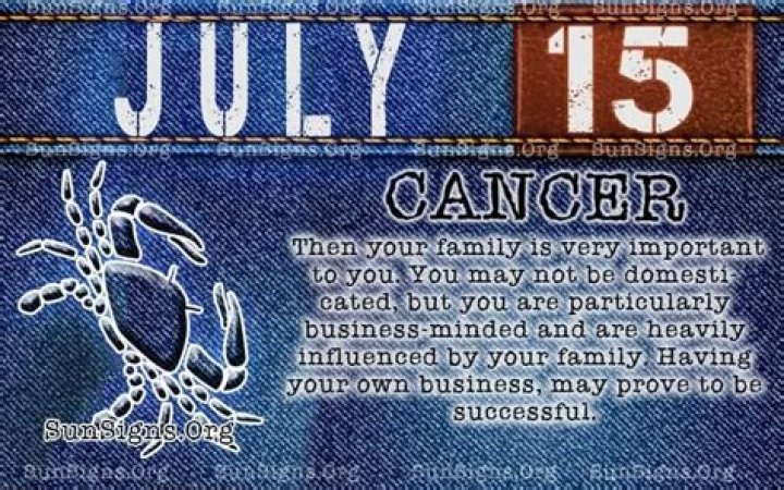 July 15 Zodiac Horoscope Birthday Personality
