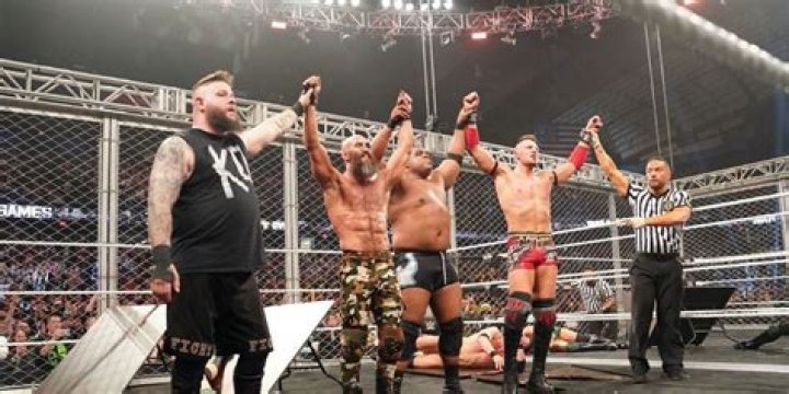 Keith Lee, Tommaso Ciampa, Kevin Owens, Dominik Dijakovic WarGames