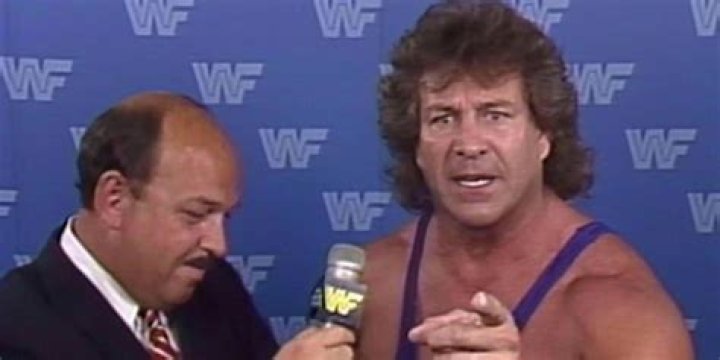 Ken Patera being interviewed by Mean Gene Okerlund